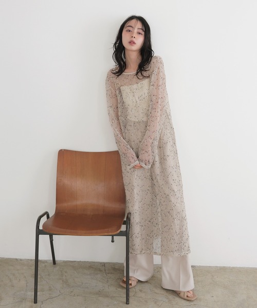 ワンピース maple THOUSAND MILE】SHORT SLEEVE DRAWCORD OP/ショートスリーブ