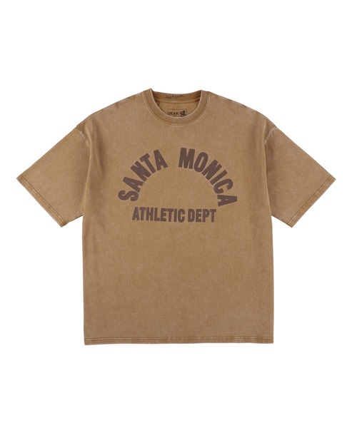 ムラサキスポーツ(ムラサキスポーツ)の「【ムラサキスポーツ限定】DEAR LAUREL × JACSON MATISSE SANTA MONICA Tシャツ DL25S-JM01(Tシャツ/カットソー・メンズ・ネイビー/ブラック/オフホワイト/ダークオレンジ・M/L/XL)」の4枚目の写真