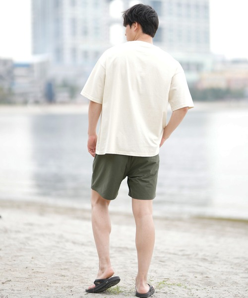ムラサキスポーツ(ムラサキスポーツ)の「【ムラサキスポーツ限定】DEAR LAUREL × JACSON MATISSE SANTA MONICA Tシャツ DL25S-JM01(Tシャツ/カットソー・メンズ・ネイビー/ブラック/オフホワイト/ダークオレンジ・M/L/XL)」の9枚目の写真