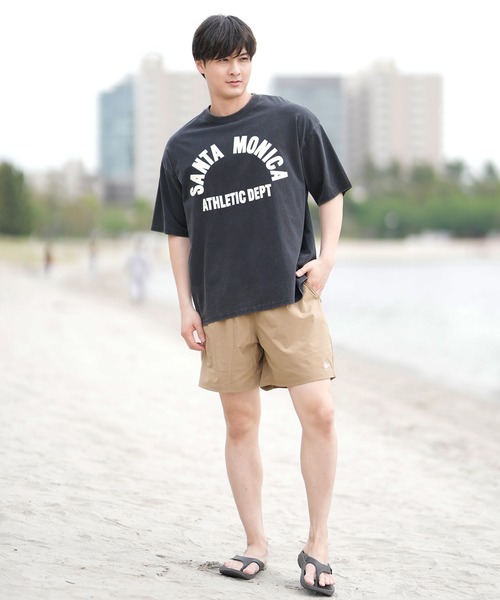 ムラサキスポーツ(ムラサキスポーツ)の「【ムラサキスポーツ限定】DEAR LAUREL × JACSON MATISSE SANTA MONICA Tシャツ DL25S-JM01(Tシャツ/カットソー・メンズ・ネイビー/ブラック/オフホワイト/ダークオレンジ・M/L/XL)」の14枚目の写真
