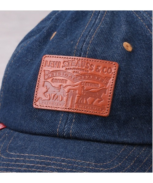 Levi's（リーバイス）の「【Levi's】ＲＥＬＡＸＥＤ ＤＡＤＨＥＲＩＴＡＧＥ ＣＡＰ（キャップ・メンズ・ダークインディゴブルー・フリー）」の7枚目の写真