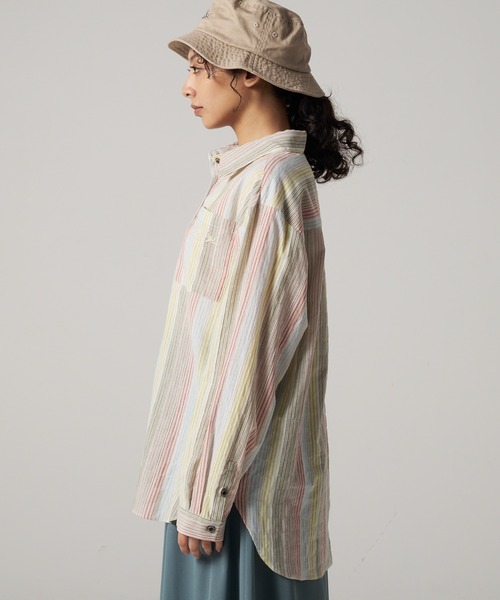EBロゴ ストライプ シャツ（シャツ/ブラウス）｜Eddie Bauer