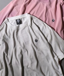 SITRY | SCHWA/シュワ ヴィンテージライク ワンポイント刺繍 オーバーサイズ ショート丈 半袖Tシャツ レディース メンズ(Tシャツ/カットソー)