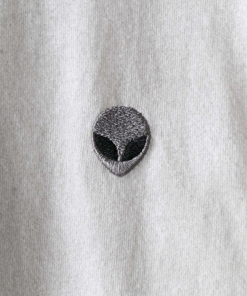 SITRY(シトリー)の「SCHWA/シュワ ヴィンテージライク ワンポイント刺繍 オーバーサイズ ショート丈 半袖Tシャツ レディース メンズ(Tシャツ/カットソー・メンズ・ブラック/ブラウン/ホワイト/ピンク・M/L)」の13枚目の写真