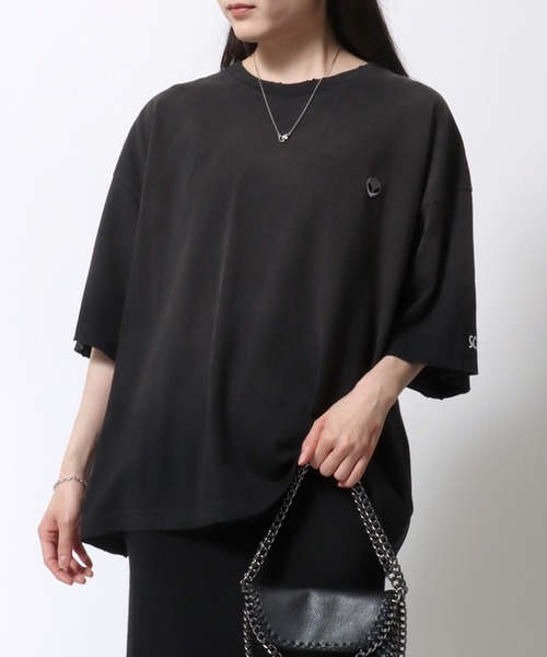 tシャツ ワンポイント刺繍ヴィンテージライクT レディース セール】SCHWA/シュワ ヴィンテージライク ワンポイント刺繍