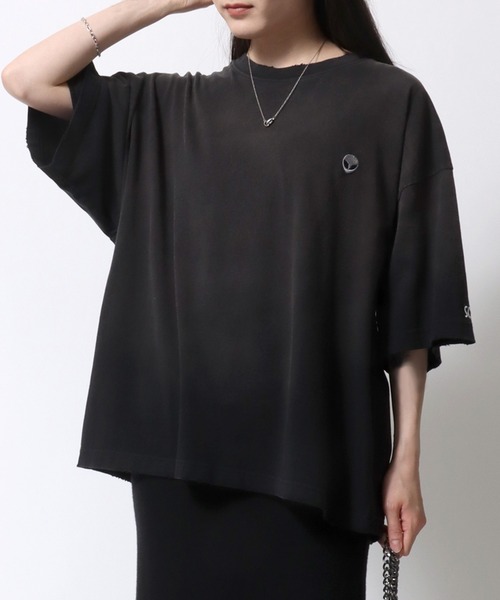 tシャツ ワンポイント刺繍ヴィンテージライクT レディース セール】SCHWA/シュワ ヴィンテージライク ワンポイント刺繍