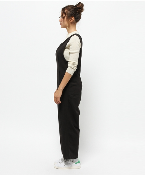 mystic(ミスティック)の「【mystic】Vネックサロペット(サロペット/オーバーオール・レディース・ブラック/キャメル/グレー・フリ-)」の9枚目の写真