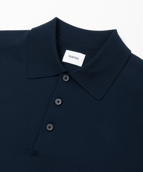 MIGARU Light Knit Short Sleeve Tailored Polo Shirt
