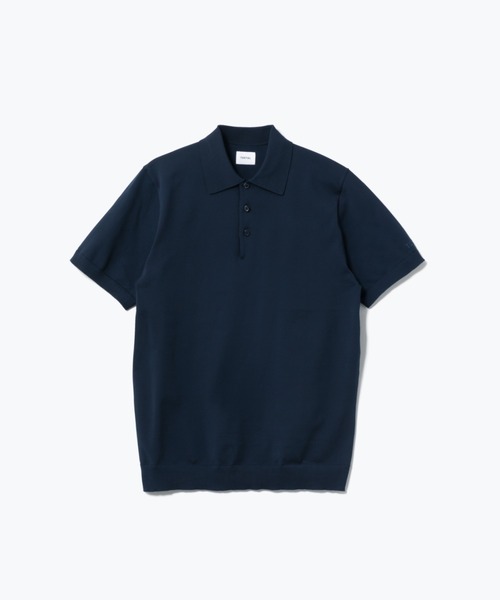 MIGARU Light Knit Short Sleeve Tailored Polo Shirt