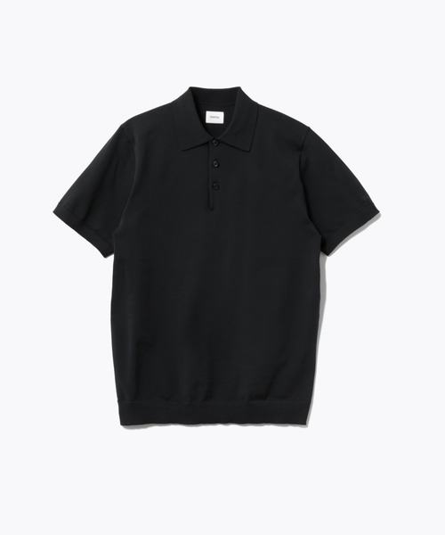 MIGARU Light Knit Short Sleeve Tailored Polo Shirt