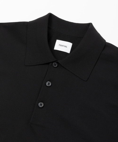 MIGARU Light Knit Short Sleeve Tailored Polo Shirt
