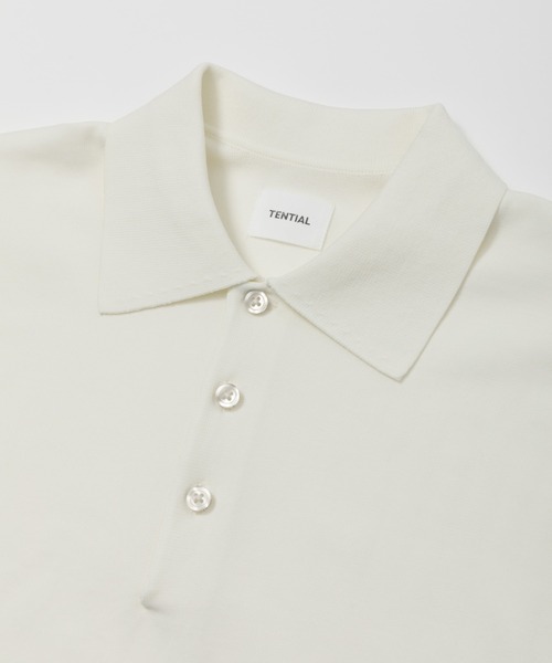 トップス MIGARU Light Knit Short Sleeve Tailored MIGARU Light Knit Short Sleeve Tailored Polo Shirt / 上下