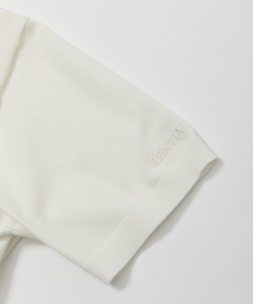 TENTIAL(テンシャル)の「MIGARU Light Knit Short Sleeve Tailored Polo Shirt(ポロシャツ・メンズ・ネイビー/ホワイト/ブラック・SMALL/MEDIUM/LARGE/X-LARGE)」の15枚目の写真