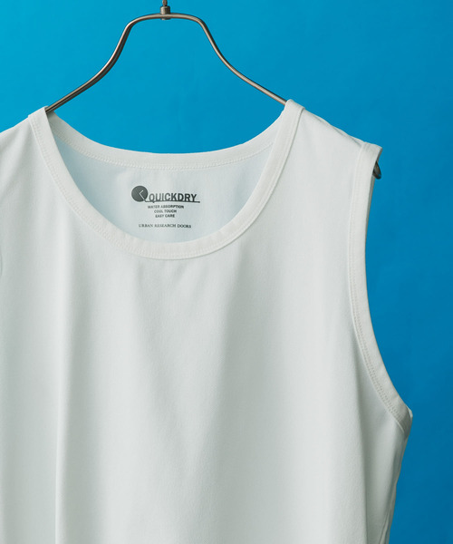URBAN RESEARCH DOORS（アーバンリサーチドアーズ）の「クイックドライ アムンゼン タンクトップ（タンクトップ・メンズ・ライトグレー/ホワイト/ブラック・LARGE/MEDIUM）」の2枚目の写真