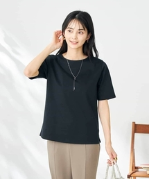 a.v.v | 【接触冷感/UVカット】大人のリッチTシャツ(Tシャツ/カットソー)