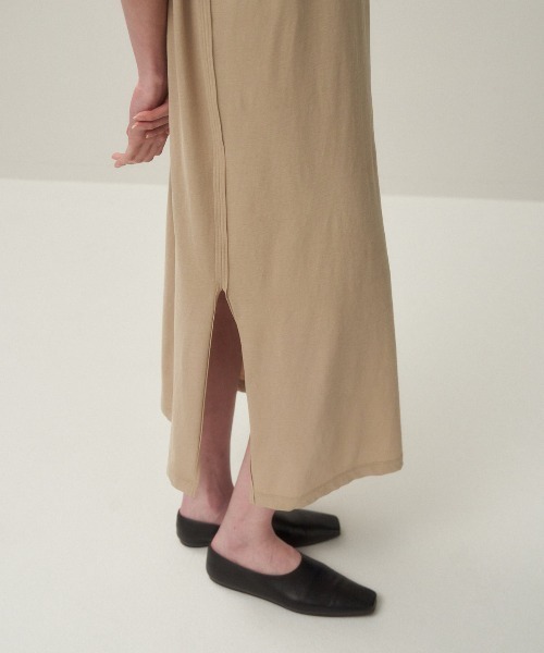 ATON FRESCA NUBUCK TANKTOP DRESS OPAGGM0605
