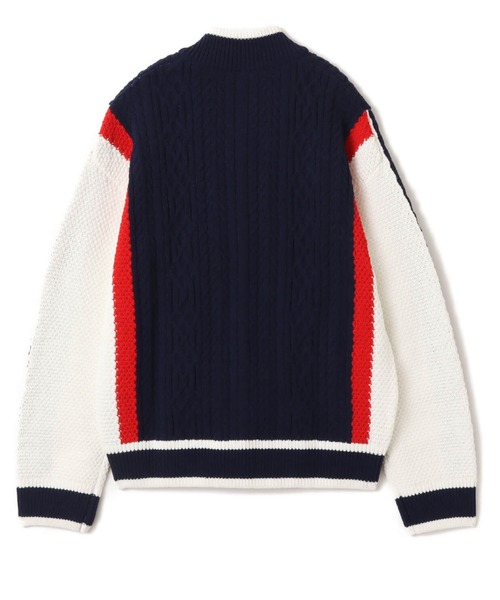 adidas（アディダス）の「adidas RETRO REMIX CARDIGAN / アディダス レトロ リミックス カーディガン（カーディガン/ボレロ・メンズ・インディゴブルー・S/M/L/XL/XXL）」の7枚目の写真