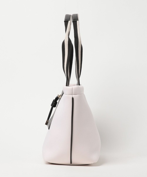 BAYFLOW（ベイフロー）の「[A4ファイルも入る]ポケット付きボンディングトートバッグ（トートバッグ・レディース・グレー/ホワイト/ブラック・FREE）」の14枚目の写真