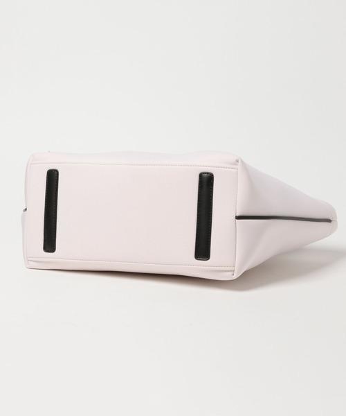 BAYFLOW（ベイフロー）の「[A4ファイルも入る]ポケット付きボンディングトートバッグ（トートバッグ・レディース・グレー/ホワイト/ブラック・FREE）」の16枚目の写真