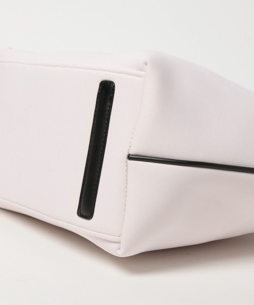 BAYFLOW（ベイフロー）の「[A4ファイルも入る]ポケット付きボンディングトートバッグ（トートバッグ・レディース・グレー/ホワイト/ブラック・FREE）」の20枚目の写真