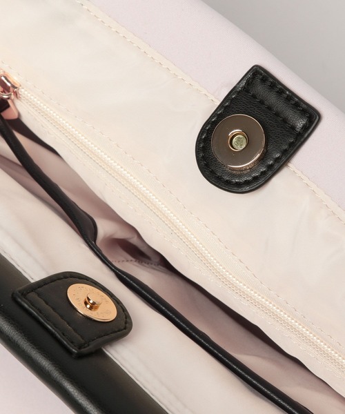 BAYFLOW（ベイフロー）の「[A4ファイルも入る]ポケット付きボンディングトートバッグ（トートバッグ・レディース・グレー/ホワイト/ブラック・FREE）」の21枚目の写真