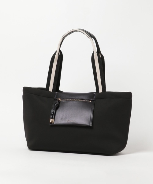 BAYFLOW（ベイフロー）の「[A4ファイルも入る]ポケット付きボンディングトートバッグ（トートバッグ・レディース・グレー/ホワイト/ブラック・FREE）」の5枚目の写真