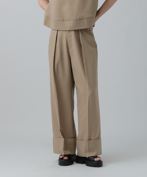 LEPSIM（レプシィム）の「リネンブレンドスラックスパンツ　324950（その他パンツ・レディース・ブラック/ベージュ/オレンジ系その他・LARGE/MEDIUM）」の10枚目の写真