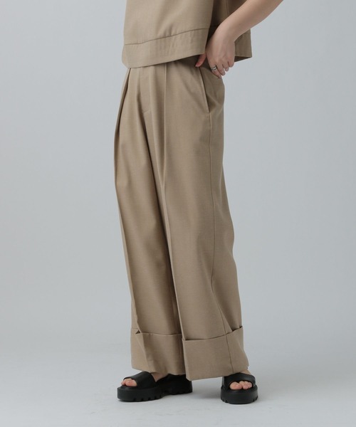 LEPSIM（レプシィム）の「リネンブレンドスラックスパンツ 324950