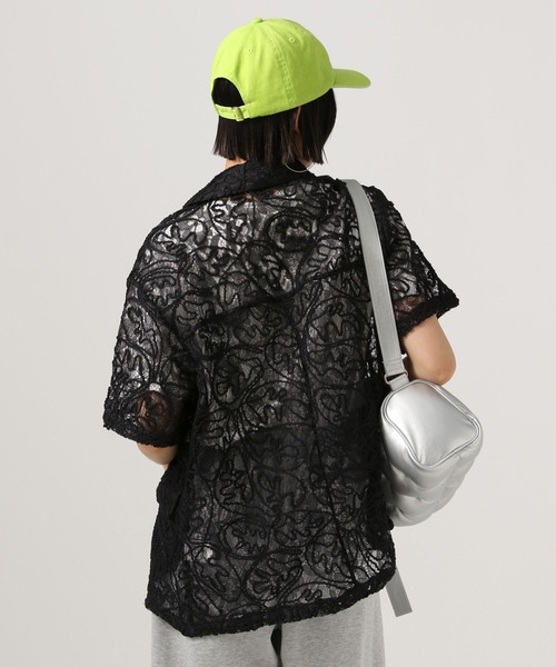 BAYFLOW（ベイフロー）の「[トレンド感をプラス]ハーフスリーブレースジャケット（その他アウター・レディース・ホワイト/ブラウン/ブラック・FREE）」の11枚目の写真