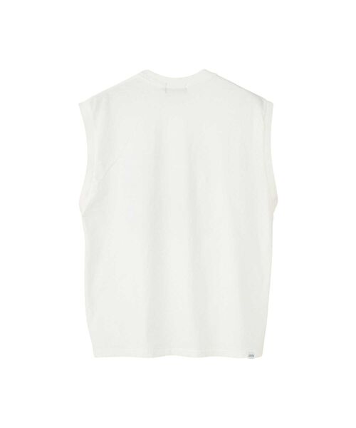 HYSTERIC GLAMOUR WICKED WAYS ノースリーブTシャツ ホワイト WICKED WAYS ノースリーブTシャツ | ヒステリックグラマー