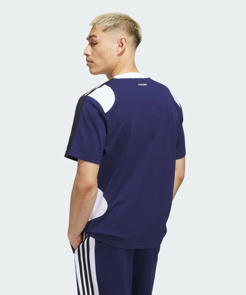 adidas(アディダス)の「タイショーン 半袖Tシャツ / TYSHAWN TEE / 半袖 Tシャツ アディダスオリジナルス adidas Originals(Tシャツ/カットソー・メンズ・ブルー・XX-LARGE/3XL/LARGE/MEDIUM/SMALL/X-LARGE/X-SMALL)」の6枚目の写真