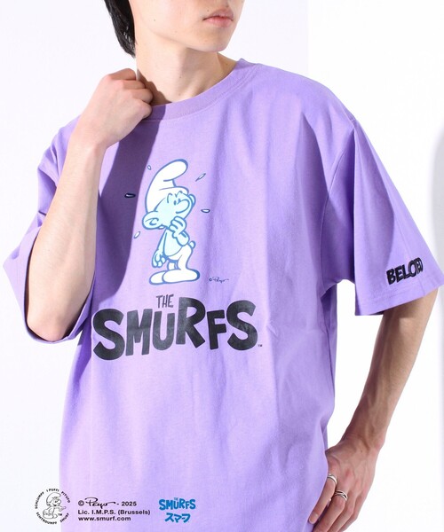 FREDY MAC（フレディーマック）の「「THE SMURFS」スマーフ フロントプリントTシャツ（Tシャツ/カットソー・メンズ・イエロー/ラベンダー/ホワイト/ブラック・M/L）」の3枚目の写真