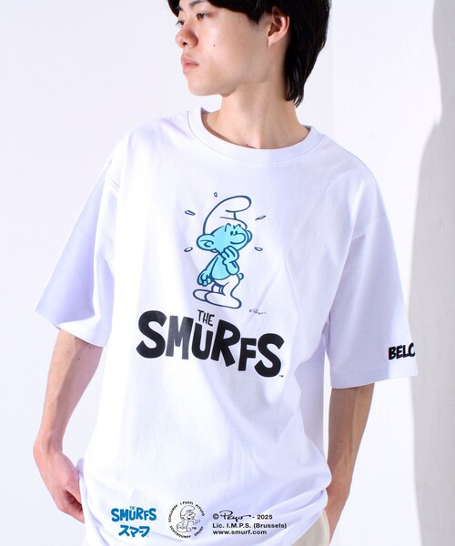 FREDY MAC（フレディーマック）の「「THE SMURFS」スマーフ フロントプリントTシャツ（Tシャツ/カットソー・メンズ・イエロー/ラベンダー/ホワイト/ブラック・M/L）」の2枚目の写真
