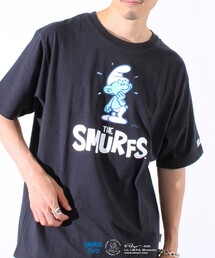 FREDY MAC | 「THE SMURFS」スマーフ フロントプリントTシャツ(Tシャツ/カットソー)