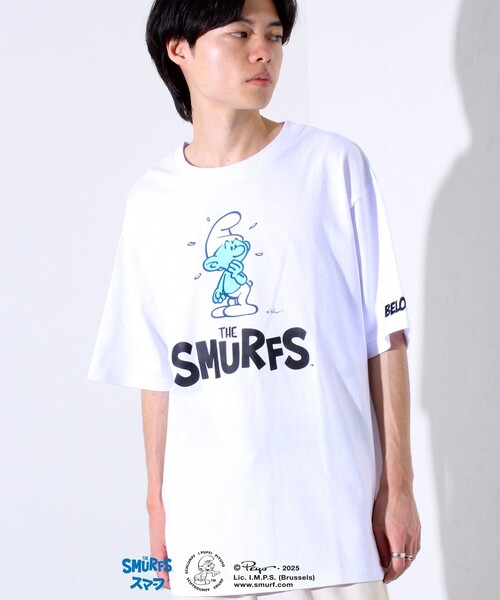 FREDY MAC（フレディーマック）の「「THE SMURFS」スマーフ フロントプリントTシャツ（Tシャツ/カットソー・メンズ・イエロー/ラベンダー/ホワイト/ブラック・M/L）」の6枚目の写真