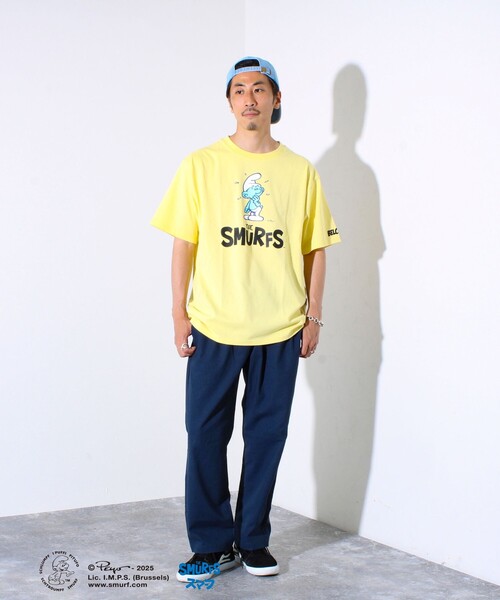 FREDY MAC（フレディーマック）の「「THE SMURFS」スマーフ フロントプリントTシャツ（Tシャツ/カットソー・メンズ・イエロー/ラベンダー/ホワイト/ブラック・M/L）」の11枚目の写真