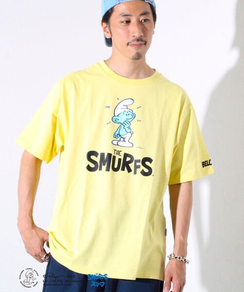 FREDY MAC（フレディーマック）の「「THE SMURFS」スマーフ フロントプリントTシャツ（Tシャツ/カットソー・メンズ・イエロー/ラベンダー/ホワイト/ブラック・M/L）」の12枚目の写真