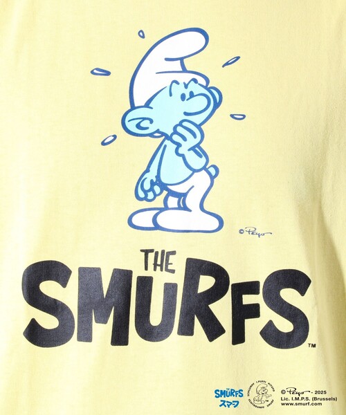 FREDY MAC（フレディーマック）の「「THE SMURFS」スマーフ フロントプリントTシャツ（Tシャツ/カットソー・メンズ・イエロー/ラベンダー/ホワイト/ブラック・M/L）」の15枚目の写真