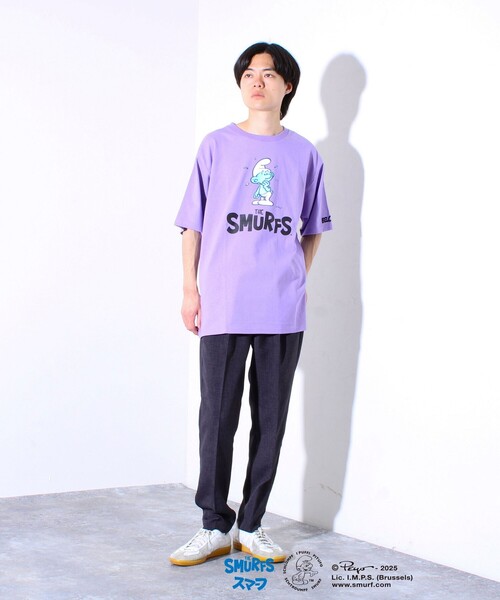 FREDY MAC（フレディーマック）の「「THE SMURFS」スマーフ フロントプリントTシャツ（Tシャツ/カットソー・メンズ・イエロー/ラベンダー/ホワイト/ブラック・M/L）」の18枚目の写真
