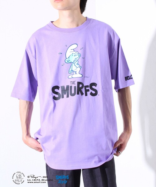 FREDY MAC（フレディーマック）の「「THE SMURFS」スマーフ フロントプリントTシャツ（Tシャツ/カットソー・メンズ・イエロー/ラベンダー/ホワイト/ブラック・M/L）」の19枚目の写真