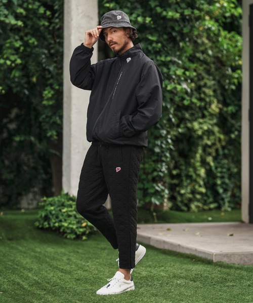 1minute 1second（ワンミニットワンセカンド）の「mp13846-quilted side zip pants with heart patch イージーパンツ（その他パンツ・メンズ・ブラック/チャコール・S/M/L/XL）」の16枚目の写真