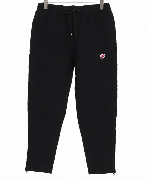 1minute 1second（ワンミニットワンセカンド）の「mp13846-quilted side zip pants with heart patch イージーパンツ（その他パンツ・メンズ・ブラック/チャコール・S/M/L/XL）」の20枚目の写真