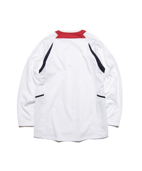 SOPHNET.（ソフネット）の「SUPIMA COTTON L/S FOOTBALL TEE（Tシャツ/カットソー・メンズ・ホワイト/ブラック・3/1/2/4/5）」の8枚目の写真