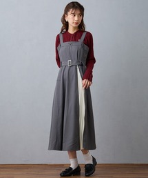 NICOLE CLUB（ニコル　クラブ）の「ファスナースリットジャンパースカート（ジャンパースカート）」