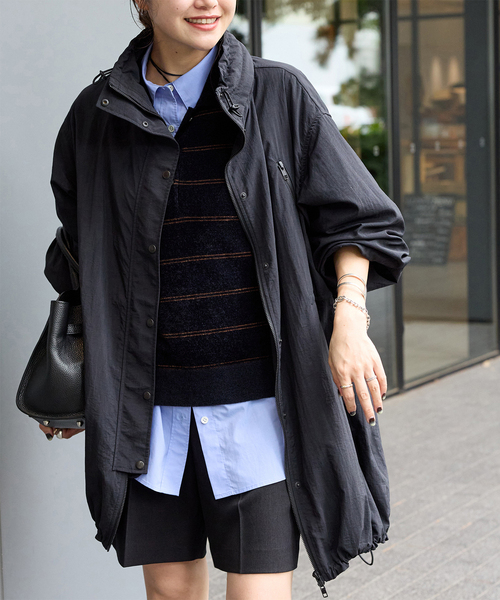 JOURNAL STANDARD（ジャーナルスタンダード）の「Landscaper ライトブルゾン（その他アウター・レディース・ブラック/ブラウン/ベージュ・FREE）」の7枚目の写真