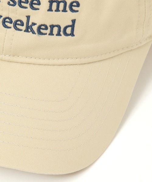 LAKOLE(ラコレ)の「ロゴ刺繍キャップ / 495366(キャップ・レディース・ライトベージュ/チェリーレッド/ブラウン/ブラック・FREE)」の7枚目の写真