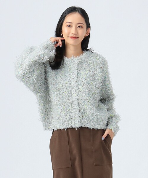 リボン × ノットヤーン カーディガン（カーディガン/ボレロ）｜BEAMS