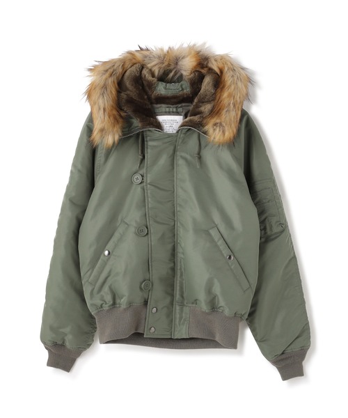 AVIREX（アヴィレックス）の「N‐2B COMMERCIAL / N-2B コマーシャル / AVIREX / アヴィレックス（ブルゾン・メンズ・セージグリーン/ブラック・LARGE/MEDIUM/XX-LARGE/X-LARGE）」の10枚目の写真