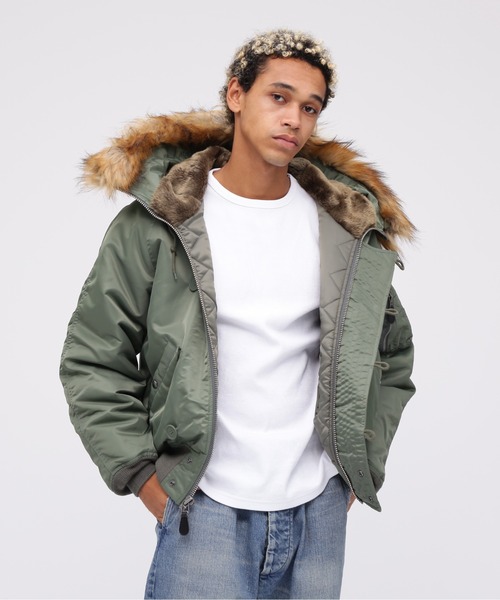 AVIREX（アヴィレックス）の「N‐2B COMMERCIAL / N-2B コマーシャル / AVIREX / アヴィレックス（ブルゾン・メンズ・セージグリーン/ブラック・LARGE/MEDIUM/XX-LARGE/X-LARGE）」の22枚目の写真