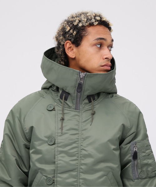 AVIREX（アヴィレックス）の「N‐2B COMMERCIAL / N-2B コマーシャル / AVIREX / アヴィレックス（ブルゾン・メンズ・セージグリーン/ブラック・LARGE/MEDIUM/XX-LARGE/X-LARGE）」の7枚目の写真